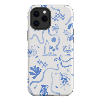 Mediterranean Wave Printed Phone Cases iPhone 12 Pro Max / Armoured by Charlie Taylor - The Dairy