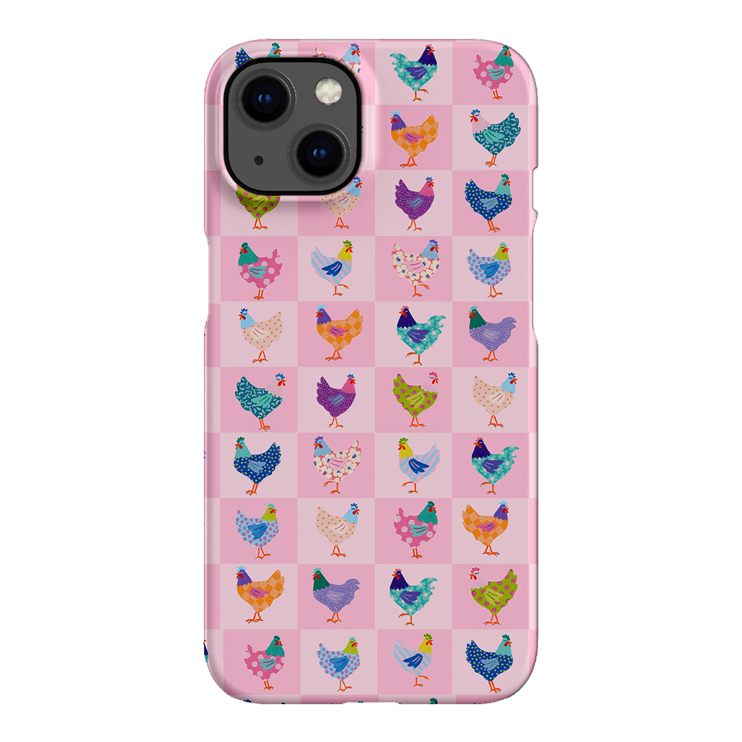 Checkered Chickens Printed Phone Cases iPhone 13 / Snap by Kayla Henley - The Dairy