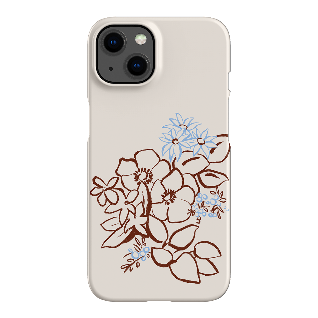Cream Posy Printed Phone Cases iPhone 13 / Snap by Typoflora - The Dairy