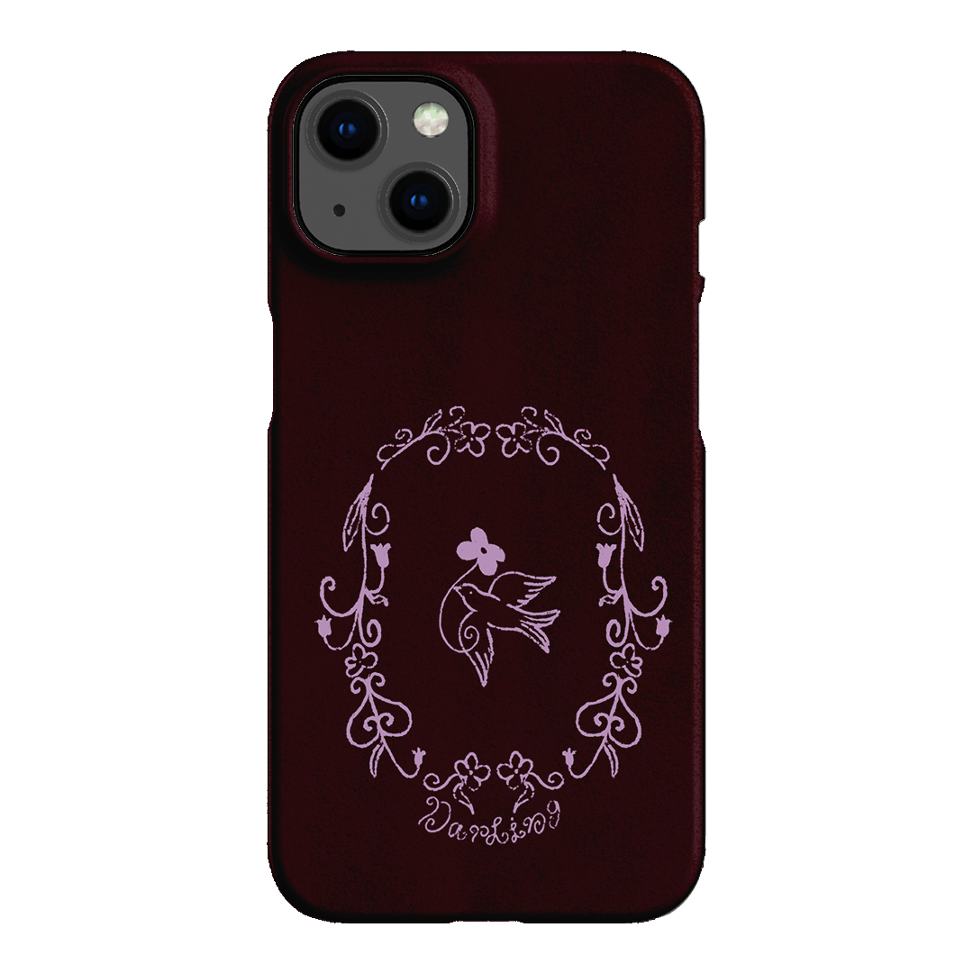 Darling Burgundy Printed Phone Cases by The Dairy - The Dairy