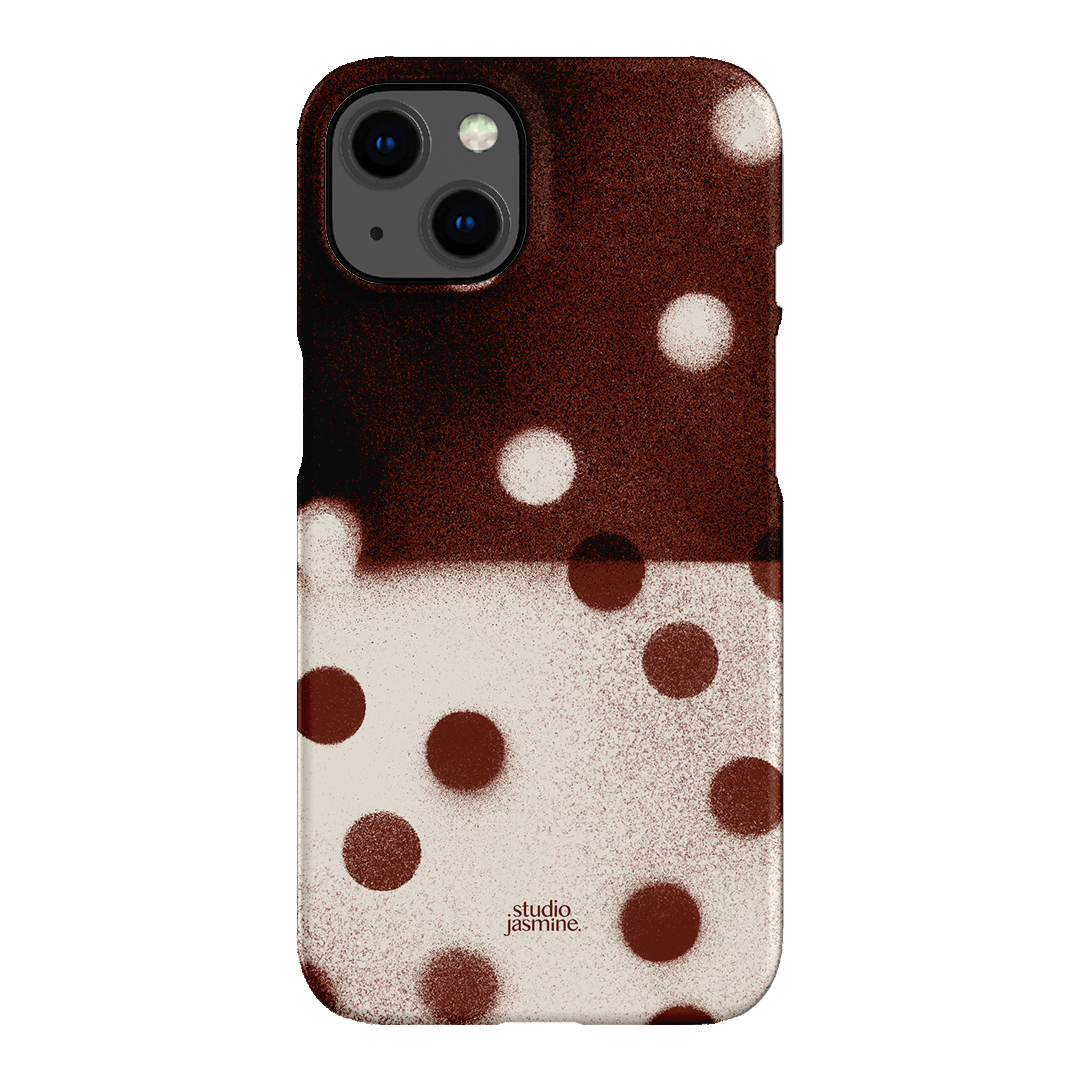 Espresso Polka Dot Printed Phone Cases iPhone 13 / Snap by Jasmine Dowling - The Dairy