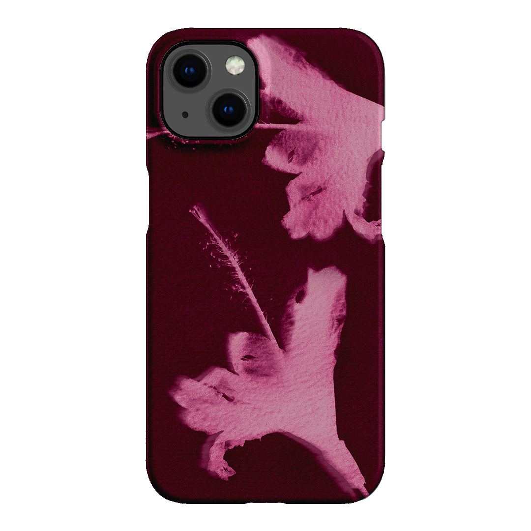 Hibiscus Glow Printed Phone Cases iPhone 13 / Snap by Sally Hungerford - The Dairy