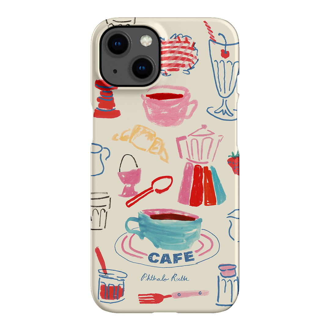 Home Cafe Printed Phone Cases iPhone 13 / Snap by Phthalo Ruth - The Dairy