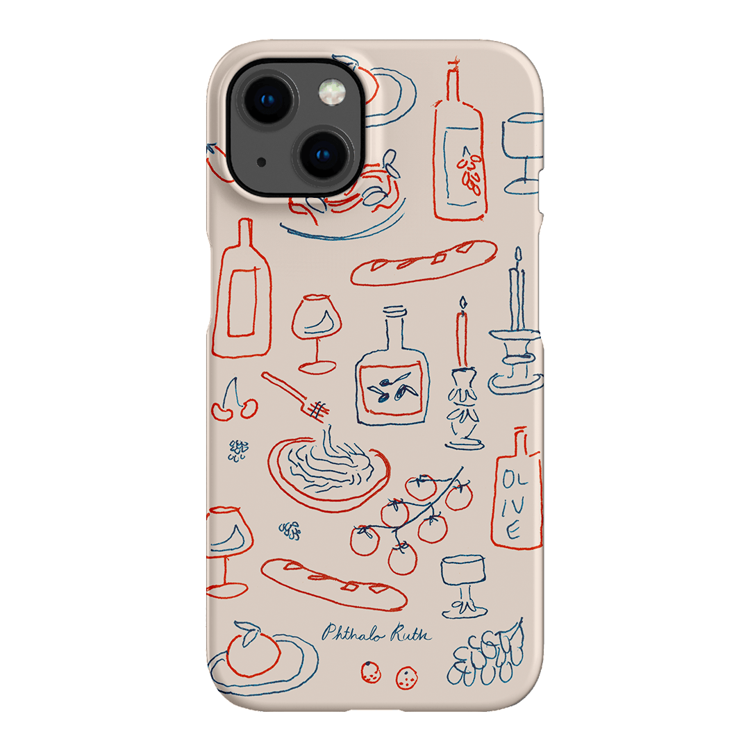 Italian Fare Printed Phone Cases iPhone 13 / Snap by Phthalo Ruth - The Dairy