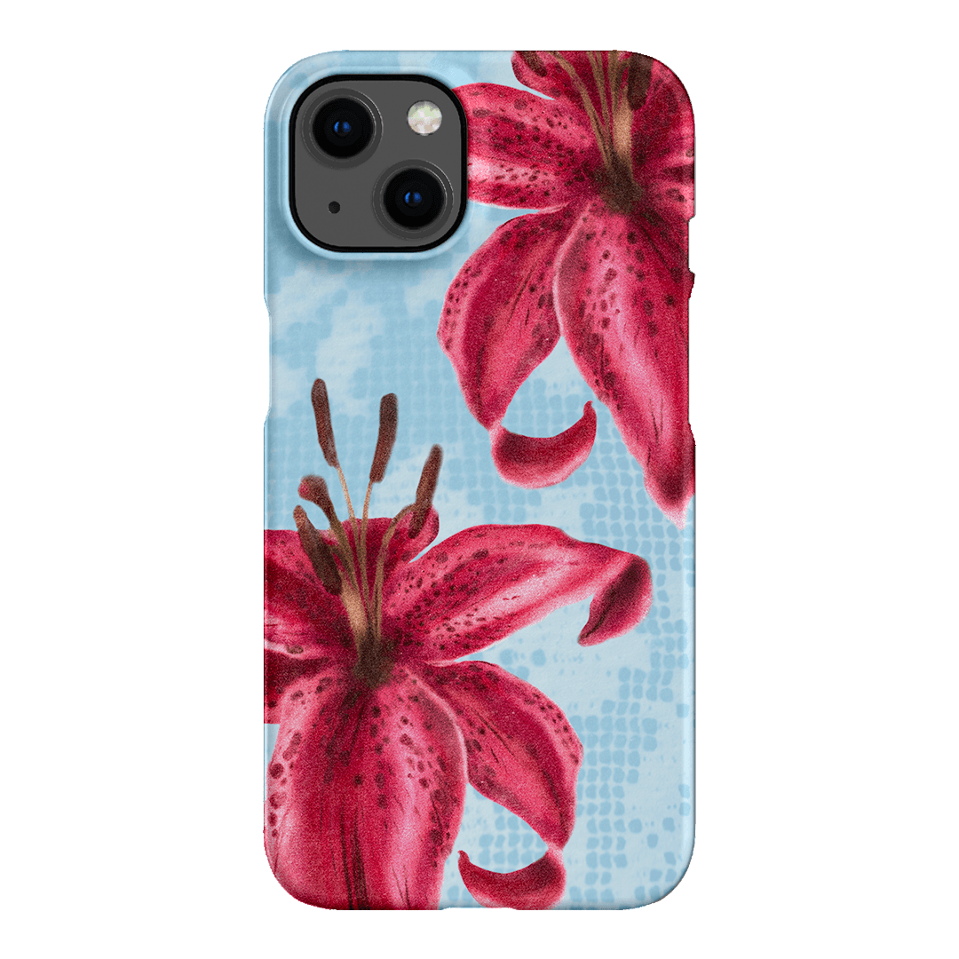 Lillies Printed Phone Cases iPhone 13 / Snap by Sally Hungerford - The Dairy