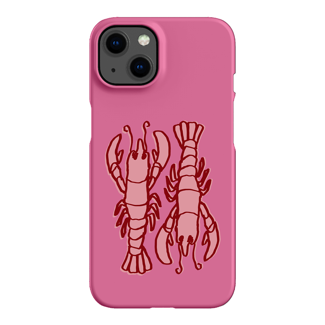 Lobster Love Pink Printed Phone Cases iPhone 13 / Snap by The Dairy - The Dairy