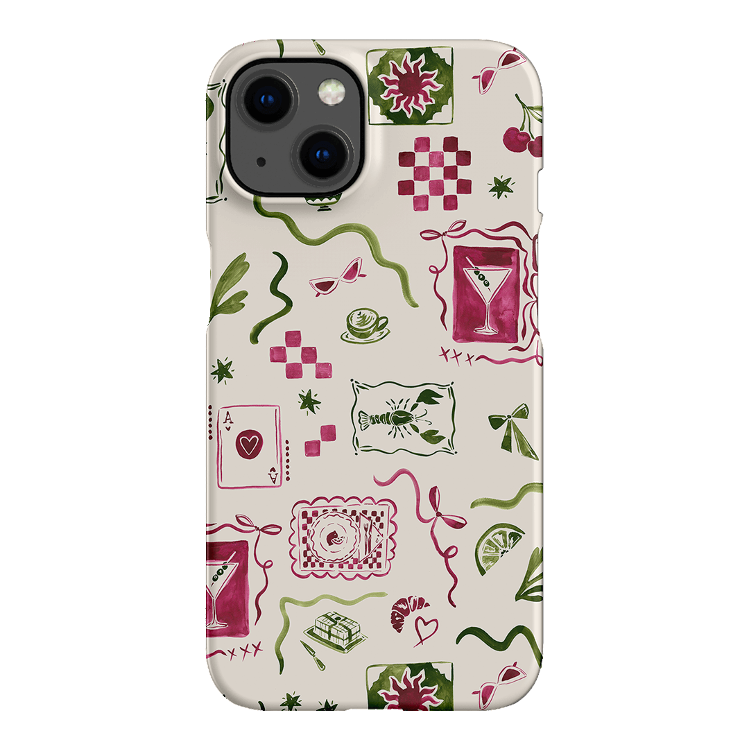 Martini Gal Printed Phone Cases iPhone 13 / Snap by Charlie Taylor - The Dairy