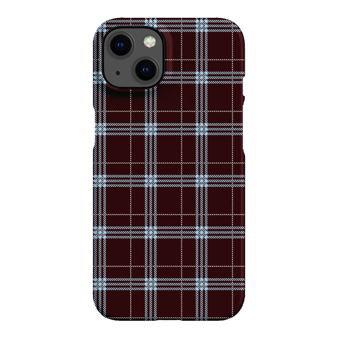 Mocha Plaid Printed Phone Cases iPhone 13 / Snap by The Dairy - The Dairy