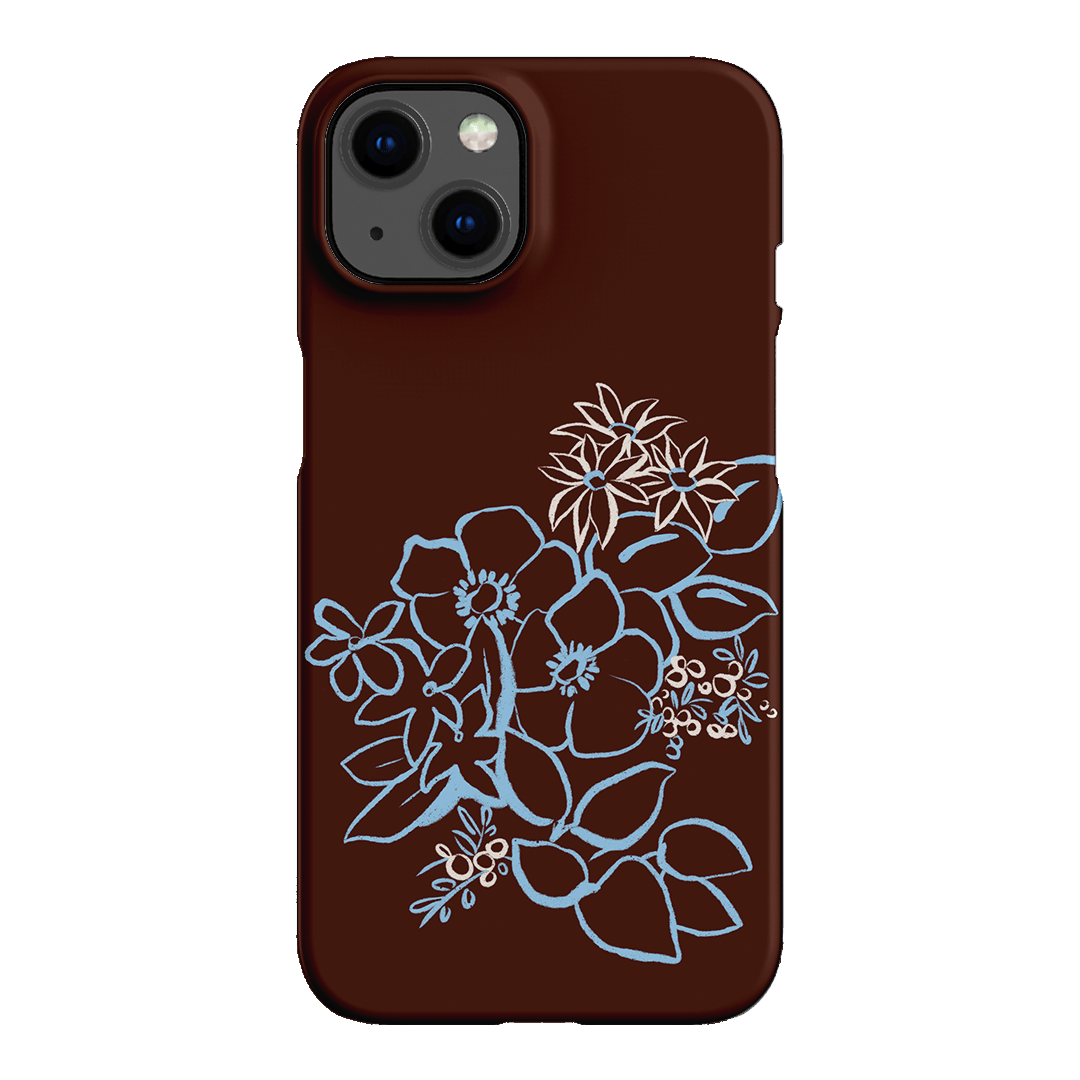 Mocha Posy Printed Phone Cases iPhone 13 / Snap by Typoflora - The Dairy
