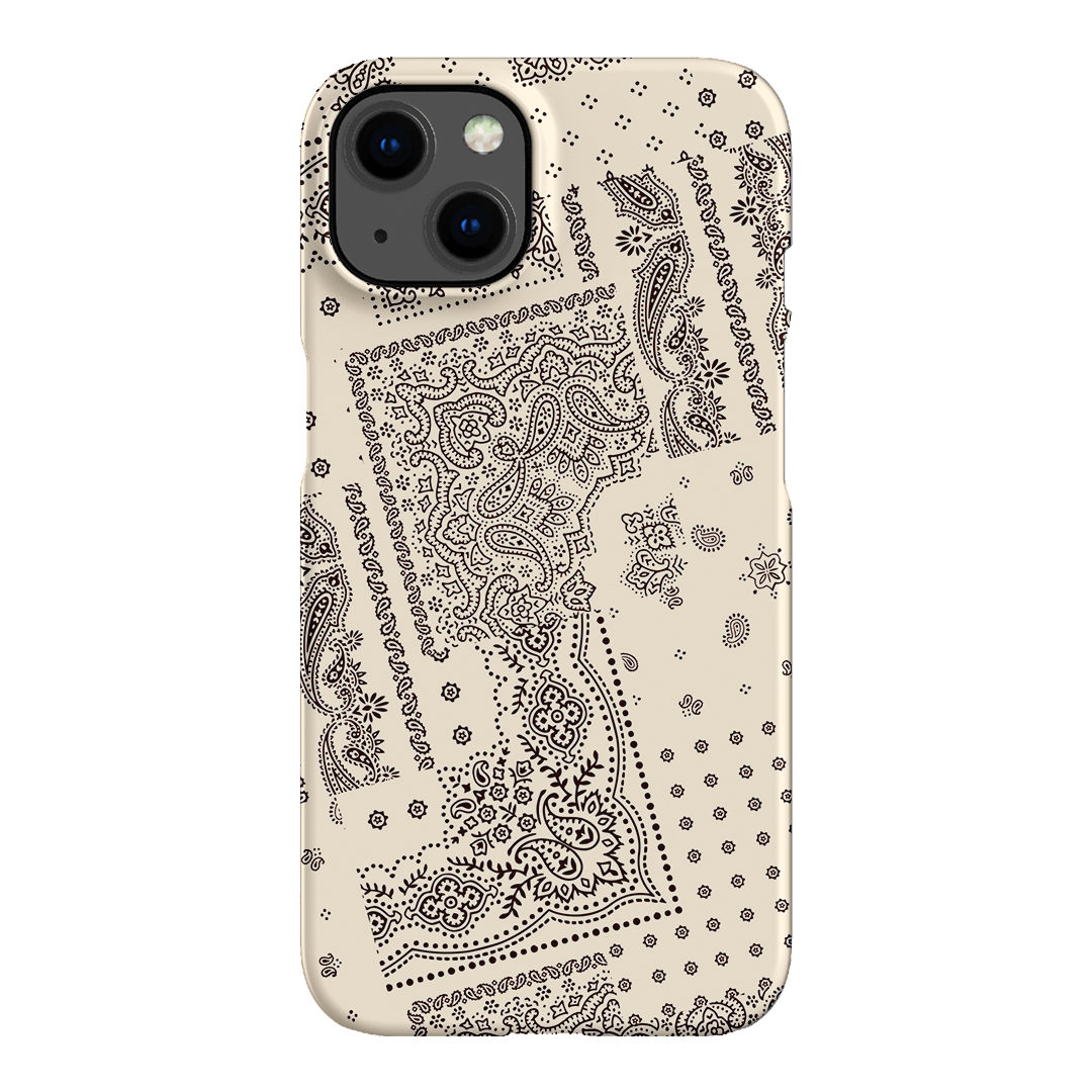 Paisley Ecru Printed Phone Cases iPhone 13 / Snap by The Dairy - The Dairy