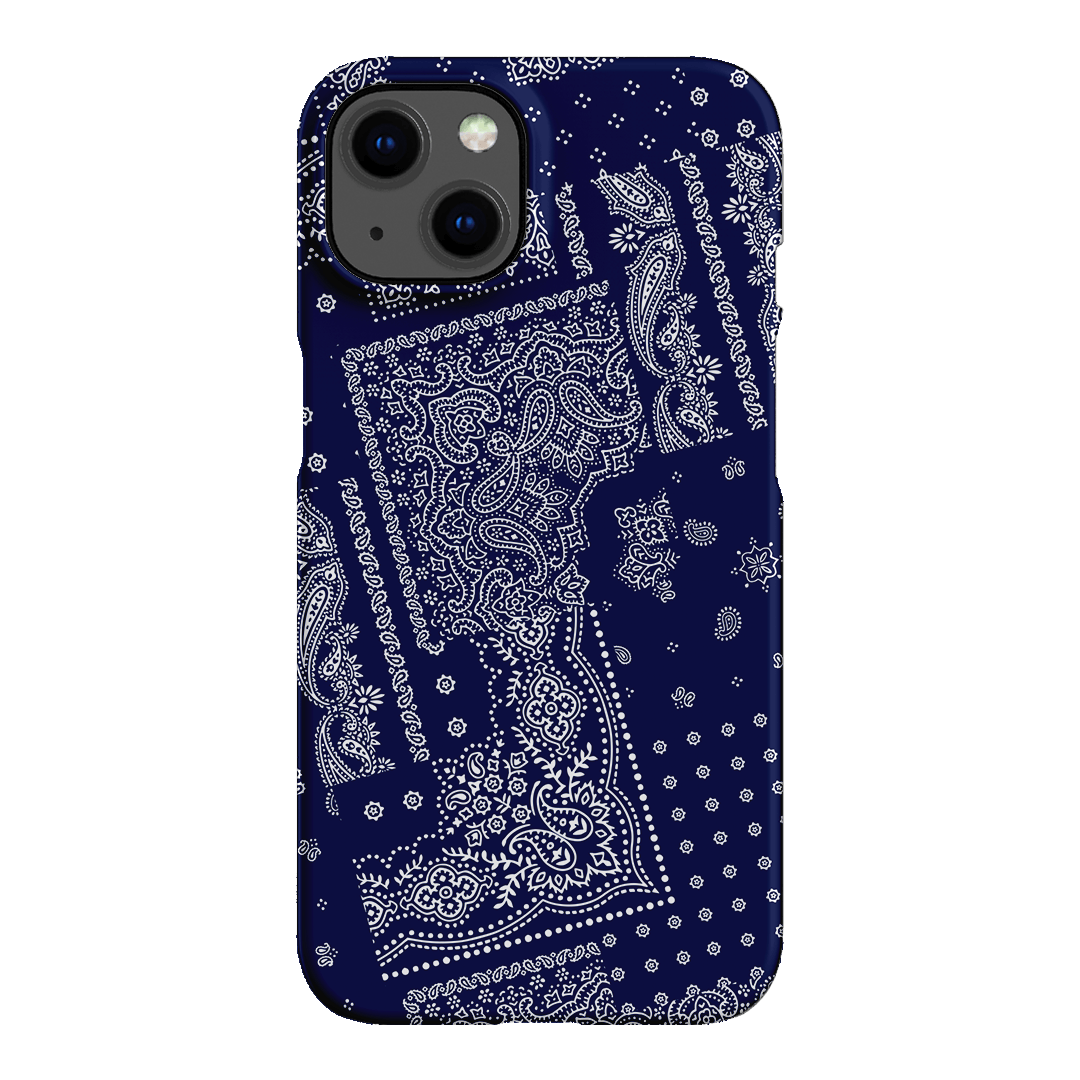 Paisley Indigo Printed Phone Cases iPhone 13 / Snap by The Dairy - The Dairy