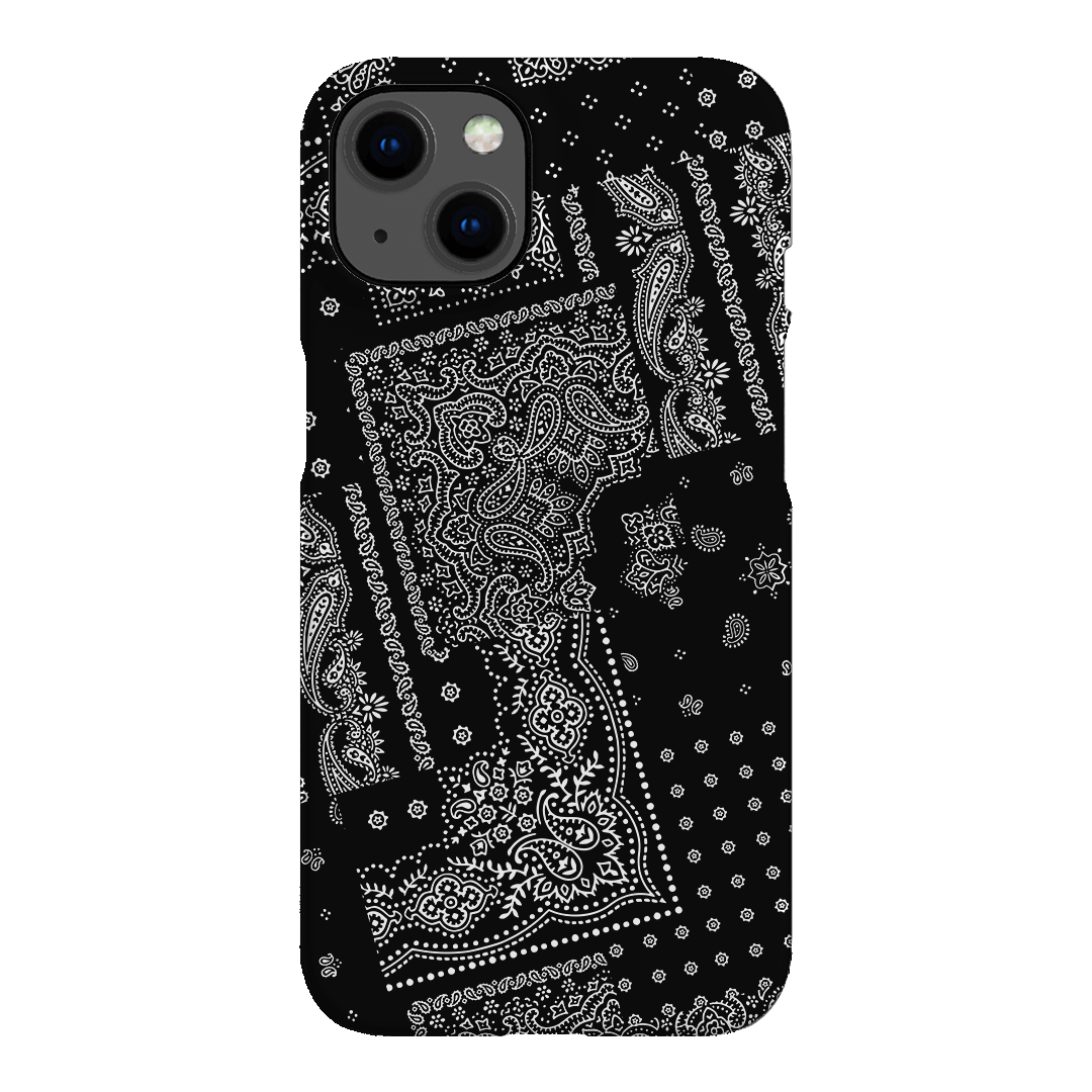 Paisley Noir Printed Phone Cases iPhone 13 / Snap by The Dairy - The Dairy