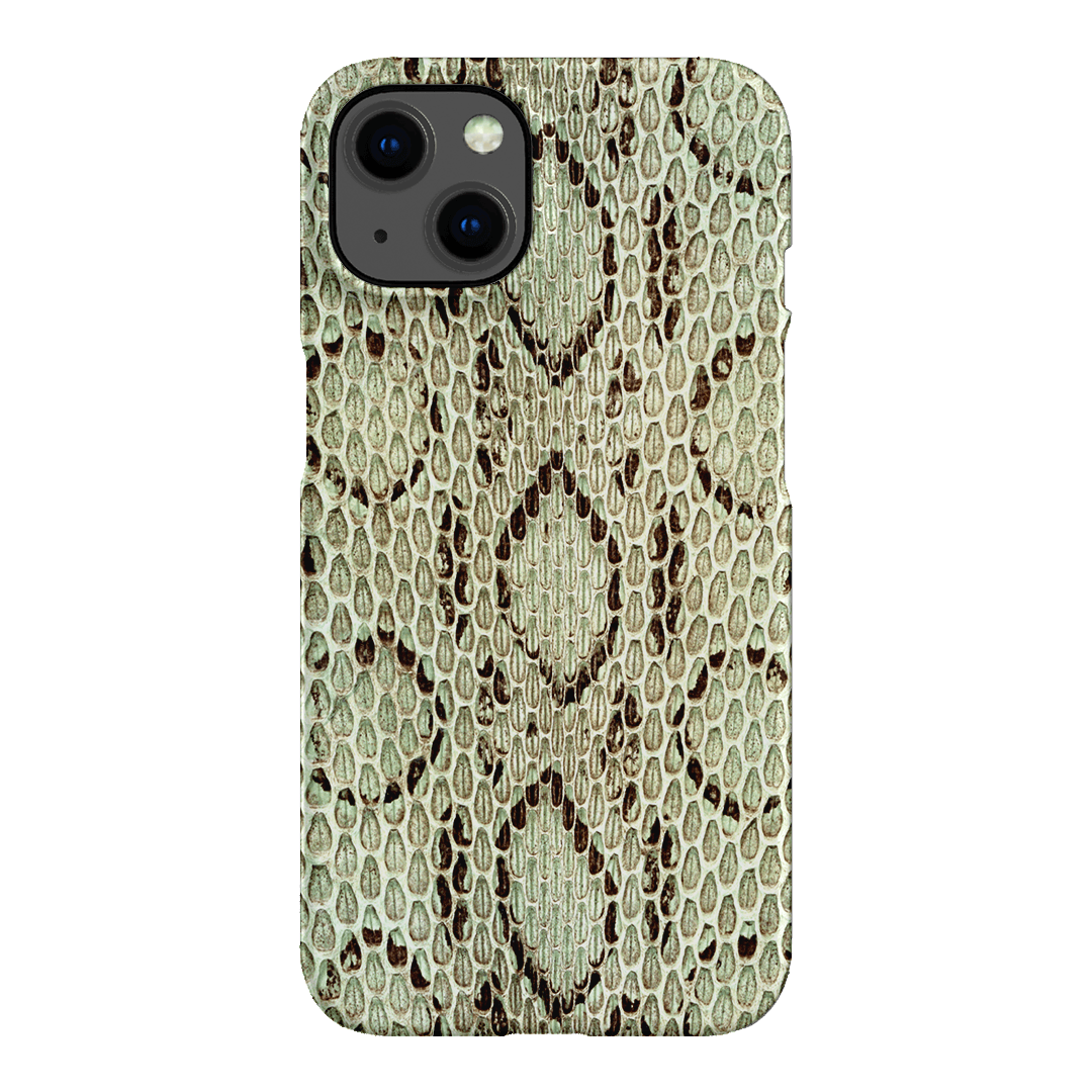 Pistachio Python Printed Phone Cases iPhone 13 / Snap by The Dairy - The Dairy