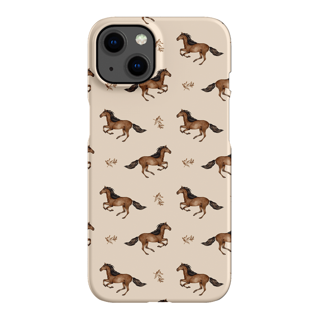 Running Horse Printed Phone Cases iPhone 13 / Snap by Kasiags Art - The Dairy