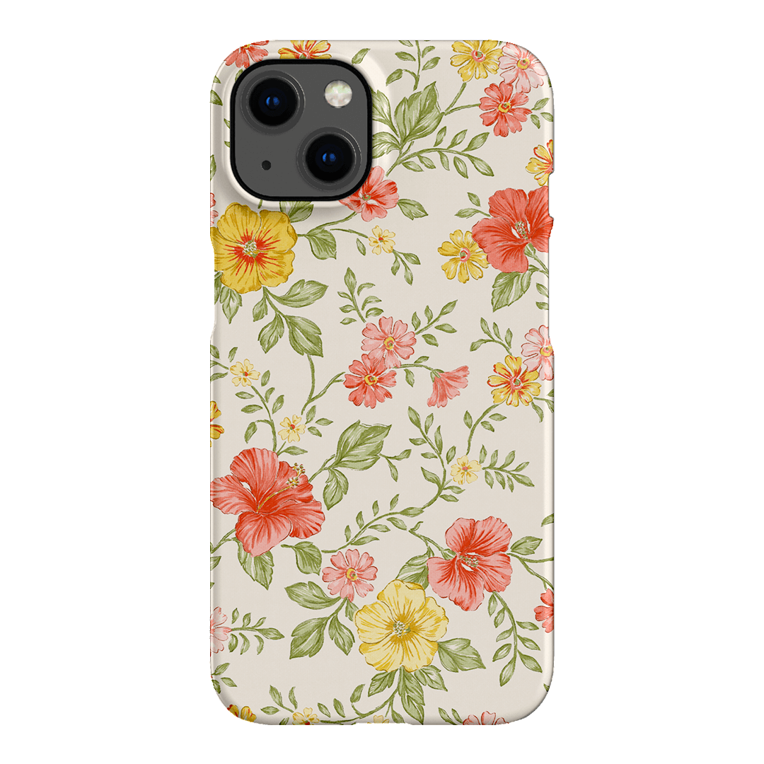 Hibiscus Printed Phone Cases iPhone 13 / Snap by Oak Meadow - The Dairy