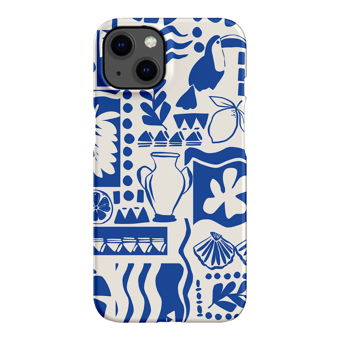 Toucan Blue Printed Phone Cases iPhone 13 / Snap by Charlie Taylor - The Dairy
