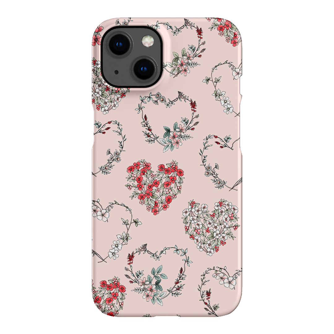 Wild Heart Wreath Printed Phone Cases iPhone 13 / Snap by Typoflora - The Dairy