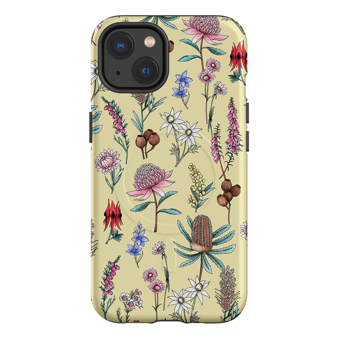 Banksia Butter Printed Phone Cases iPhone 13 / Armoured MagSafe by Typoflora - The Dairy