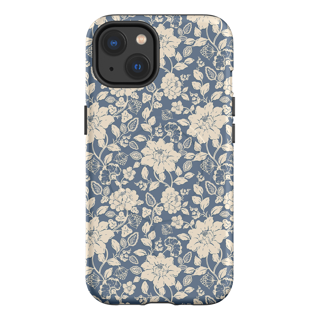 Blue Garden Printed Phone Cases iPhone 13 / Armoured MagSafe by Kasiags Art - The Dairy