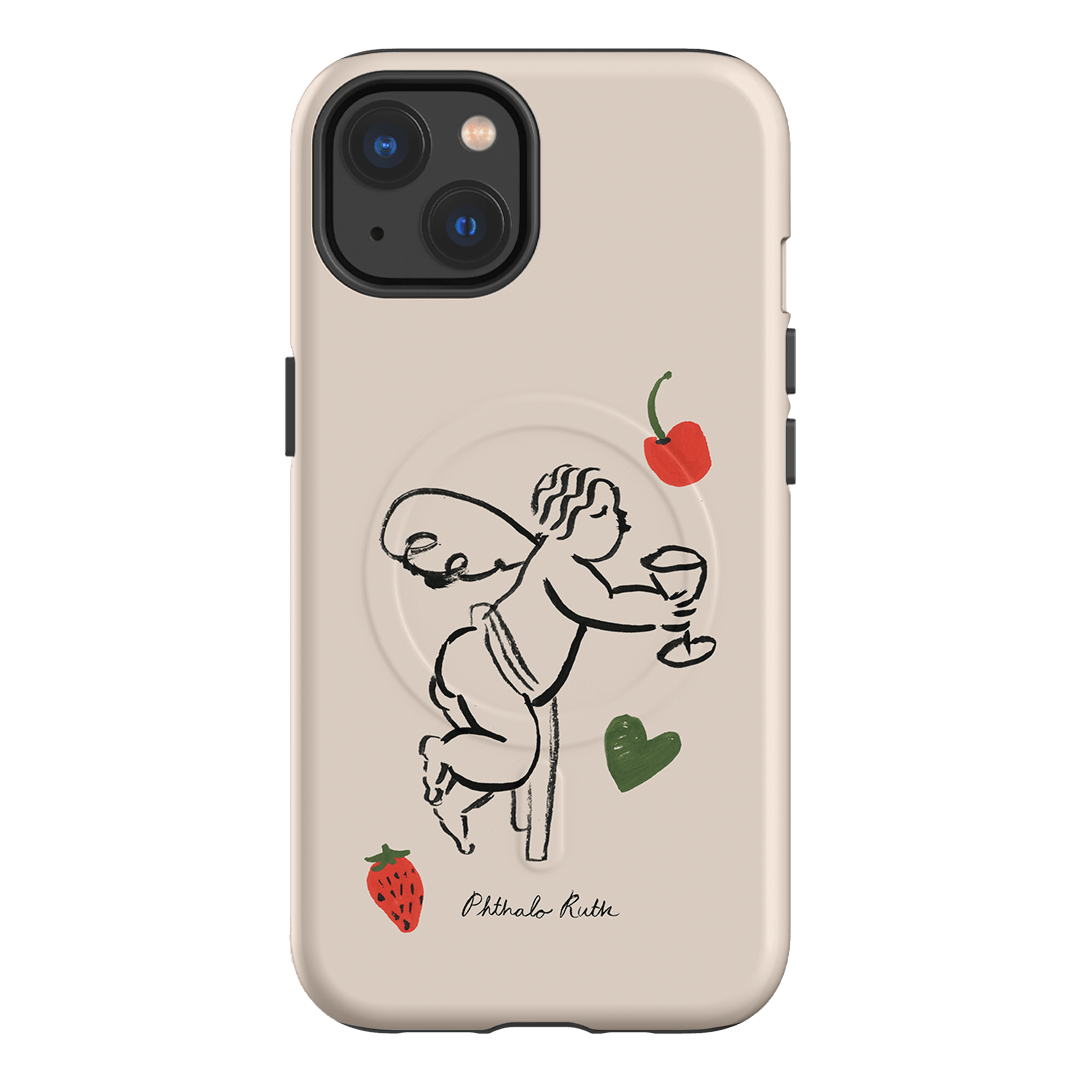 Cherub Printed Phone Cases iPhone 13 / Armoured MagSafe by Phthalo Ruth - The Dairy