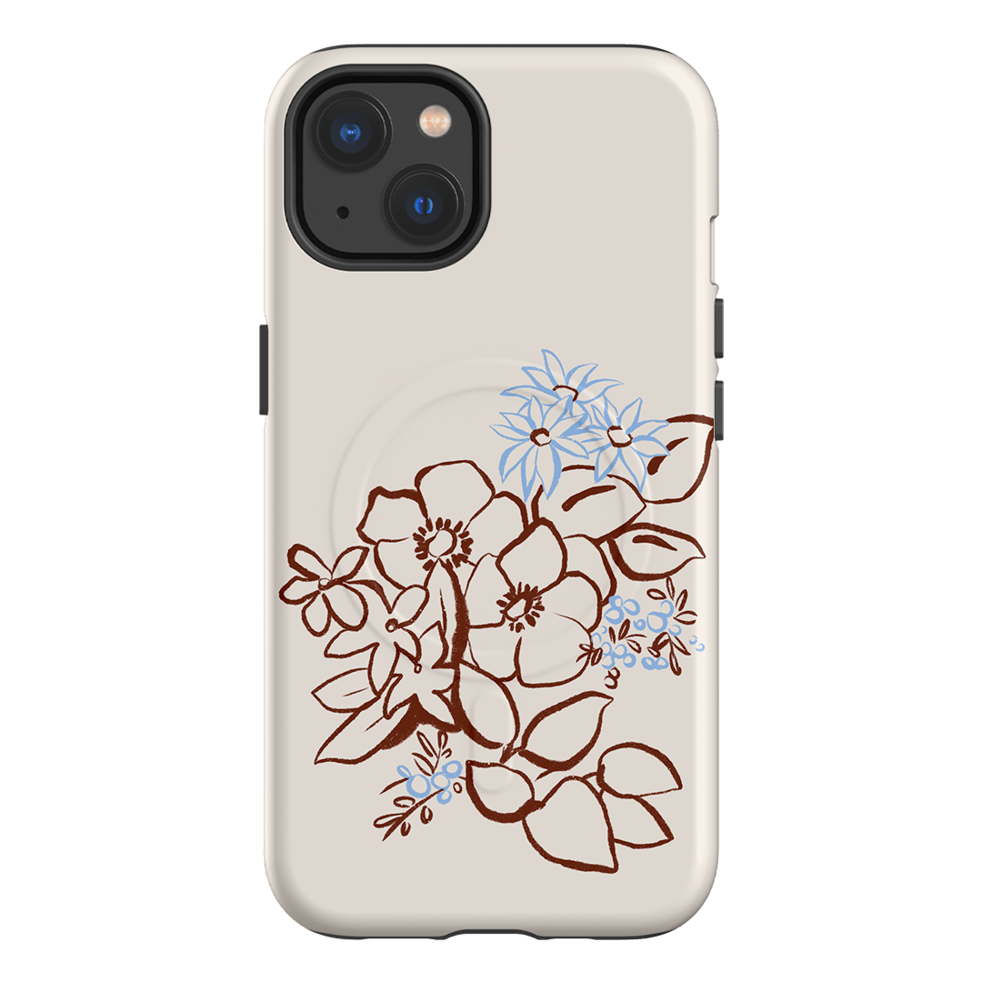 Cream Posy Printed Phone Cases iPhone 13 / Armoured MagSafe by Typoflora - The Dairy