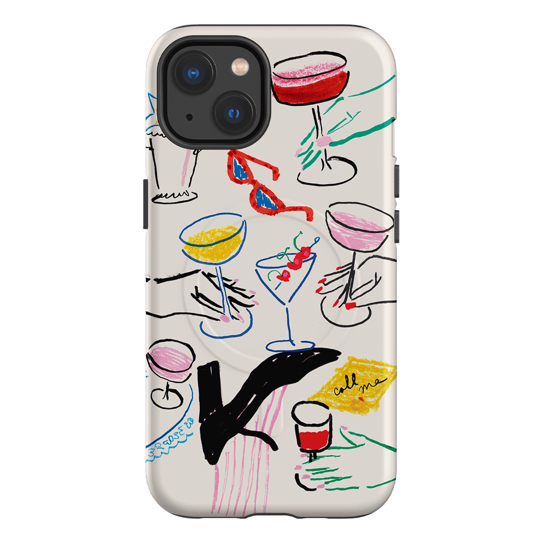 Girls Night Out Printed Phone Cases iPhone 13 / Armoured MagSafe by Phthalo Ruth - The Dairy