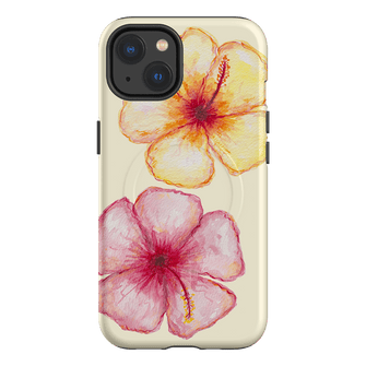 Hibiscus Flower Yellow Printed Phone Cases iPhone 13 / Armoured MagSafe by BG. Studio - The Dairy