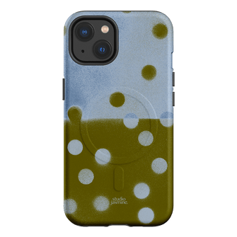 Lake Polka Dot Printed Phone Cases iPhone 13 / Armoured MagSafe by Jasmine Dowling - The Dairy