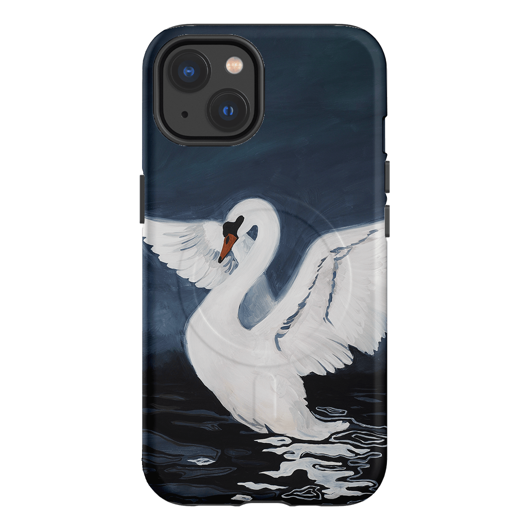 Midnight Swan Printed Phone Cases iPhone 13 / Armoured MagSafe by Lisa Hu - The Dairy