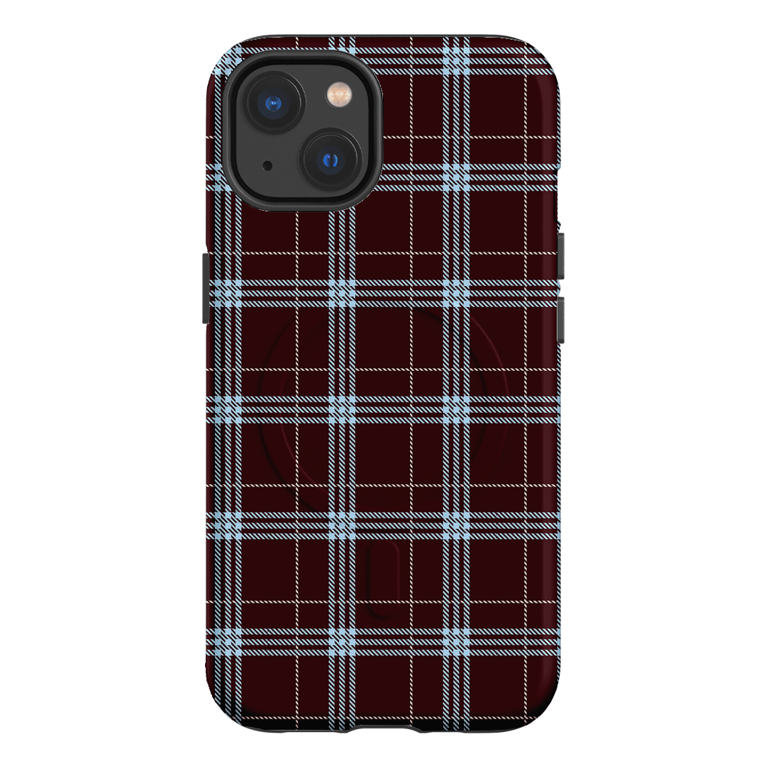 Mocha Plaid Printed Phone Cases iPhone 13 / Armoured MagSafe by The Dairy - The Dairy