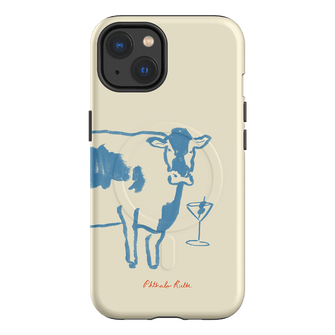 Mootini Blue Printed Phone Cases iPhone 13 / Armoured MagSafe by Phthalo Ruth - The Dairy