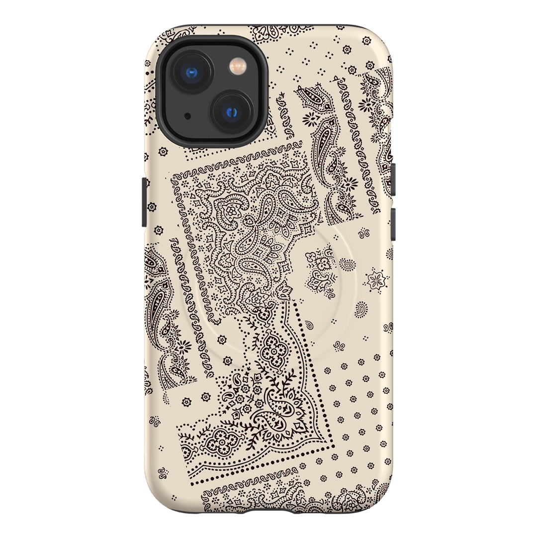 Paisley Ecru Printed Phone Cases iPhone 13 / Armoured MagSafe by The Dairy - The Dairy