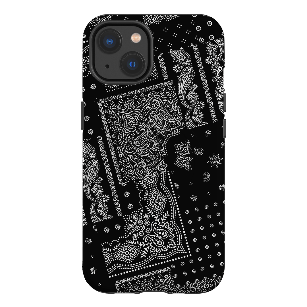 Paisley Noir Printed Phone Cases iPhone 13 / Armoured MagSafe by The Dairy - The Dairy