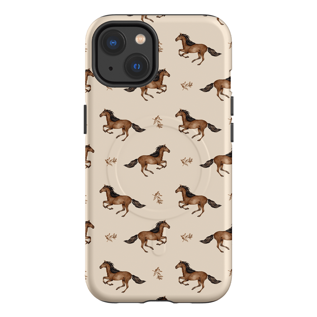 Running Horse Printed Phone Cases iPhone 13 / Armoured MagSafe by Kasiags Art - The Dairy
