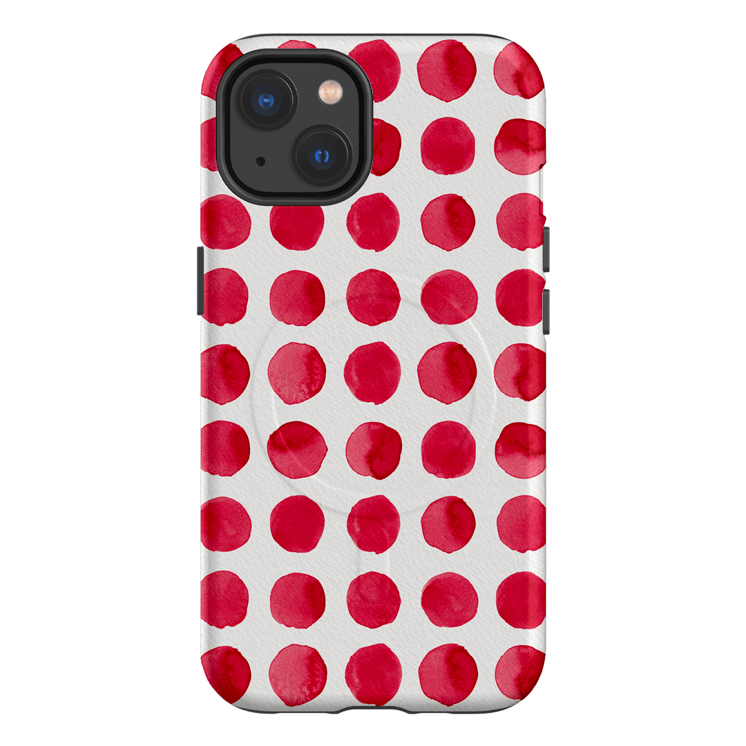 Spots in Red Printed Phone Cases by The Dairy - The Dairy