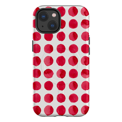 Spots in Red Printed Phone Cases by The Dairy - The Dairy