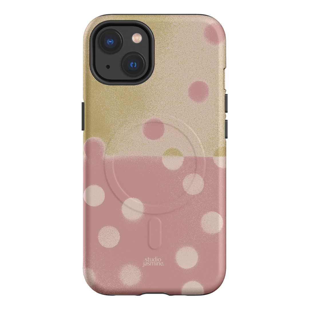 Strawberry Polka Dot Printed Phone Cases iPhone 13 / Armoured MagSafe by Jasmine Dowling - The Dairy