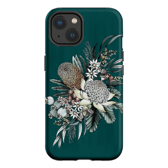 Teal Native Printed Phone Cases iPhone 13 / Armoured MagSafe by Typoflora - The Dairy