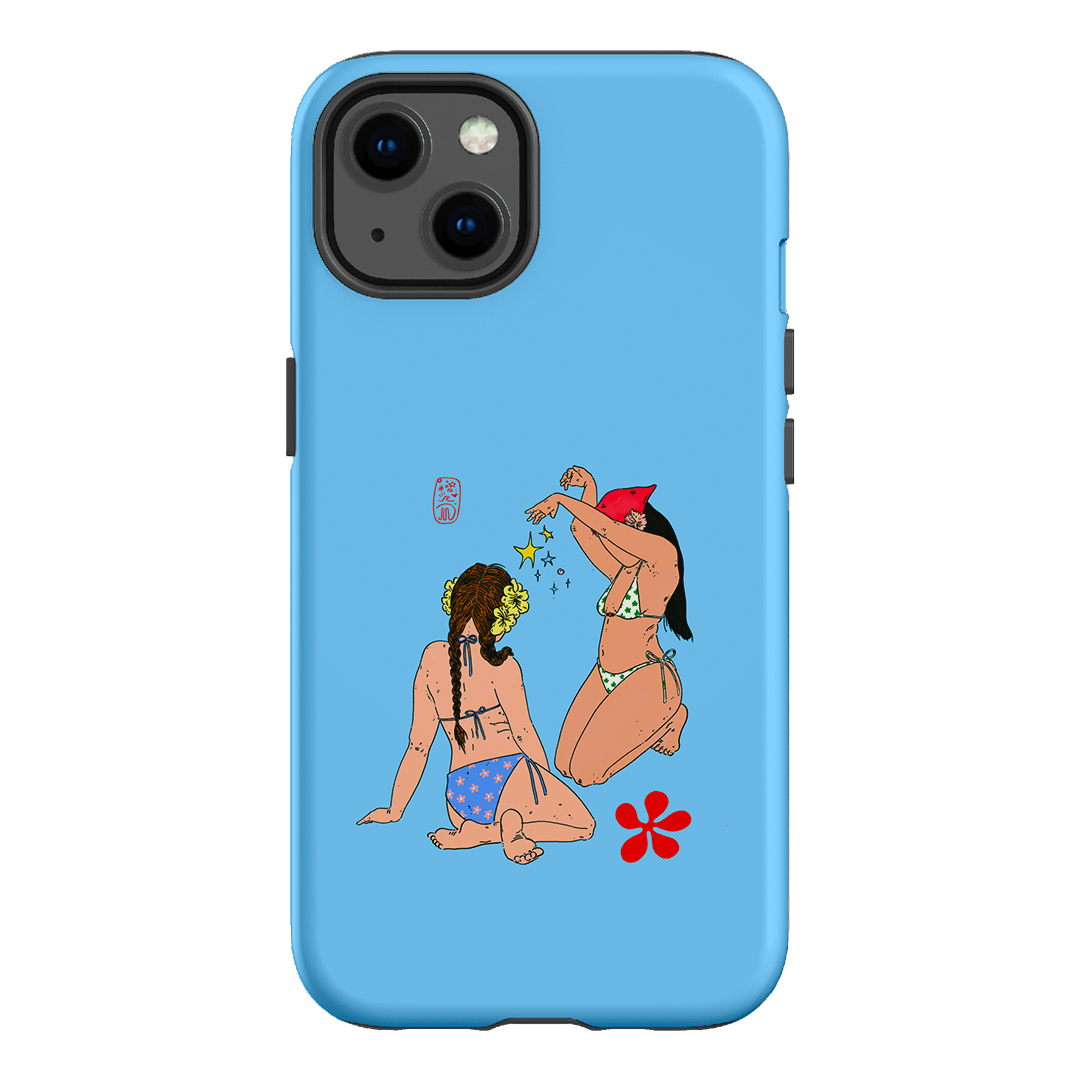 Babe Magic Blue Printed Phone Cases iPhone 13 / Armoured by Easty Beasty - The Dairy