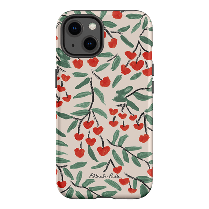 Cherry Love Printed Phone Cases iPhone 13 / Armoured by Phthalo Ruth - The Dairy
