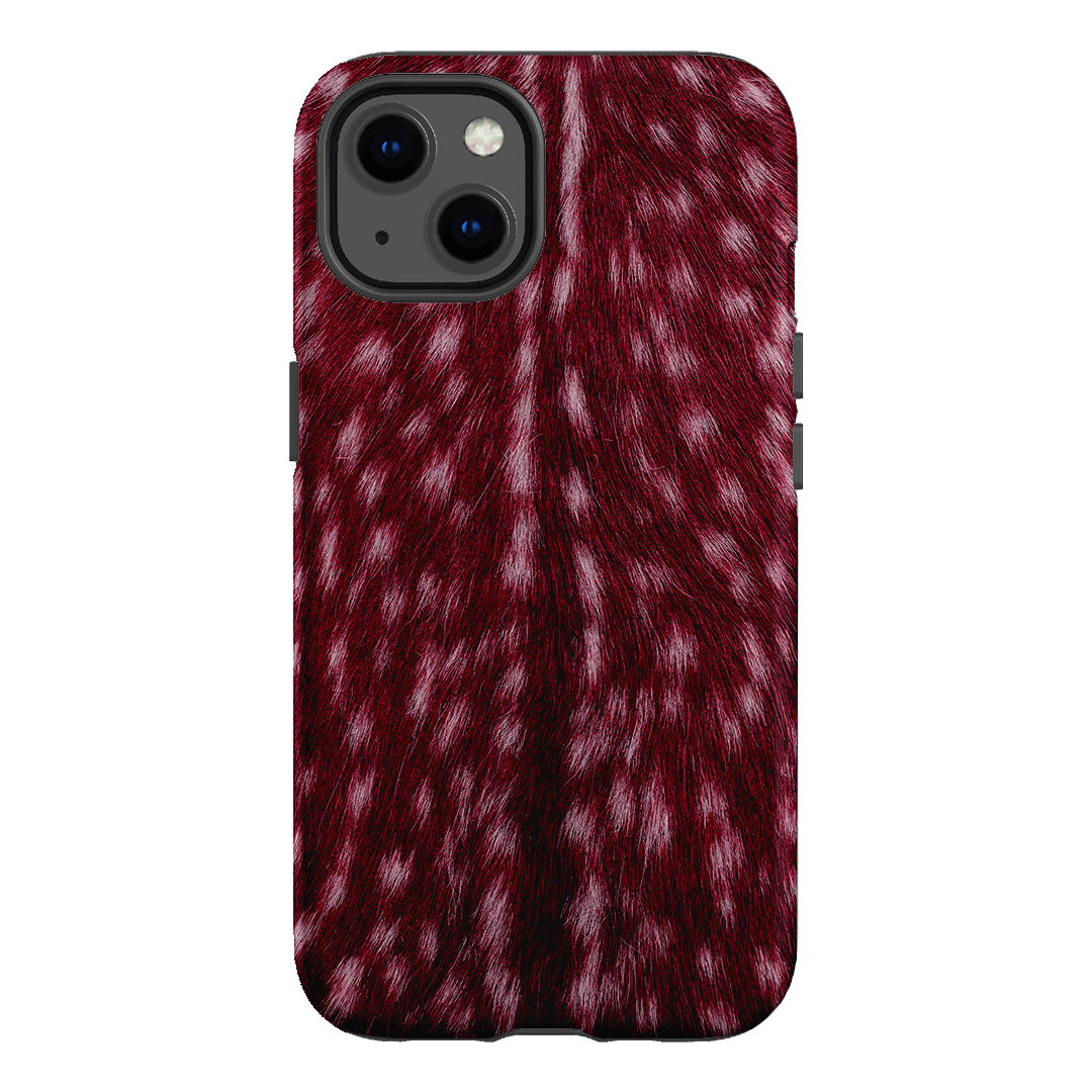 Fawn Burgundy Printed Phone Cases iPhone 13 / Armoured by The Dairy - The Dairy
