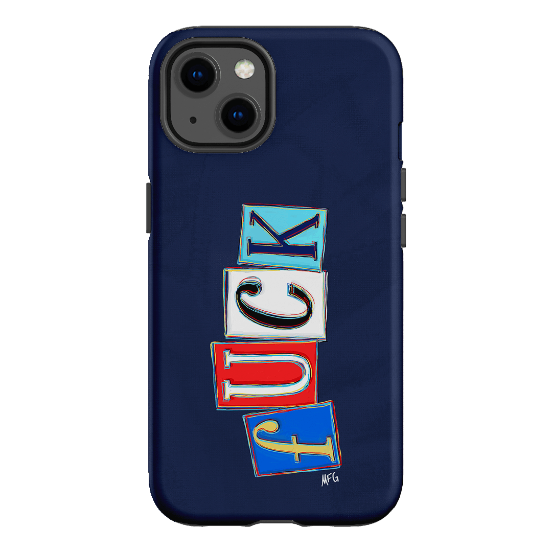 Lil Fcks Blue Printed Phone Cases iPhone 13 / Armoured by Margarbs Art - The Dairy