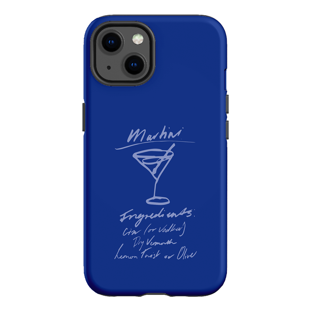 Martini Mood Blue Printed Phone Cases iPhone 13 / Armoured by The Dairy - The Dairy