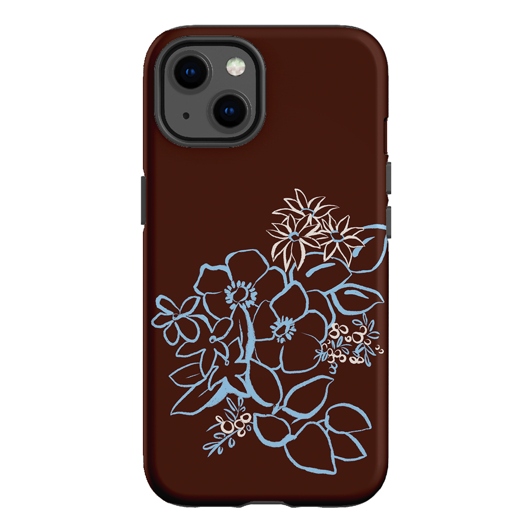 Mocha Posy Printed Phone Cases iPhone 13 / Armoured by Typoflora - The Dairy
