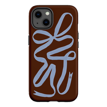 Mocha Ribbon Printed Phone Cases iPhone 13 / Armoured by Jasmine Dowling - The Dairy