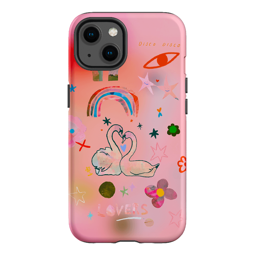 Pink Swan Printed Phone Cases iPhone 13 / Armoured by Kate Eliza - The Dairy