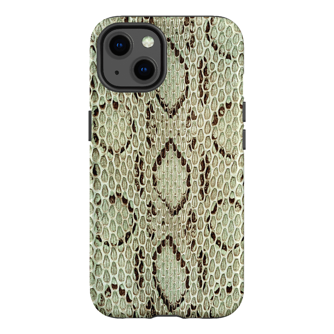 Pistachio Python Printed Phone Cases iPhone 13 / Armoured by The Dairy - The Dairy