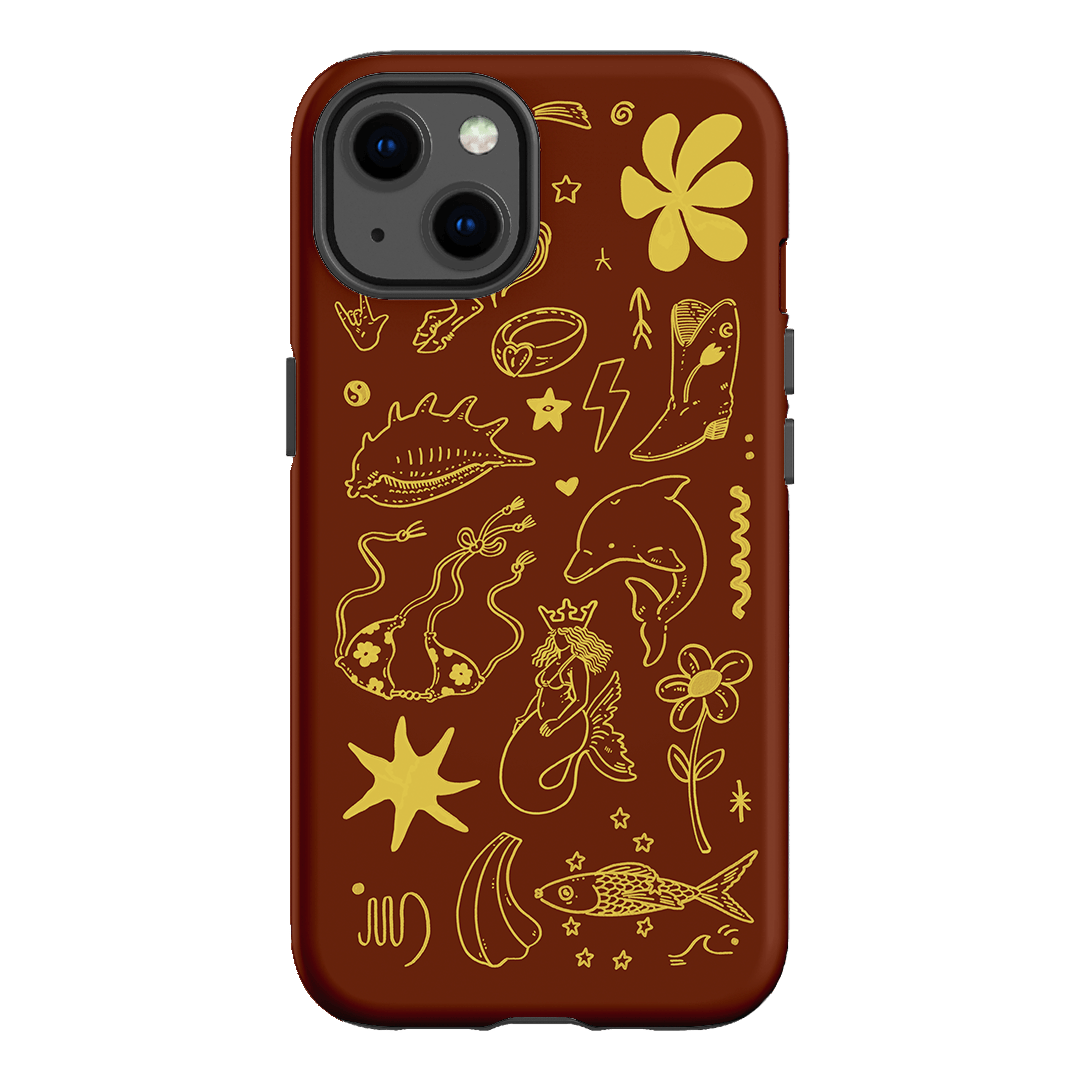 Spiced Cowboy Chocolate Printed Phone Cases iPhone 13 / Armoured by Easty Beasty - The Dairy