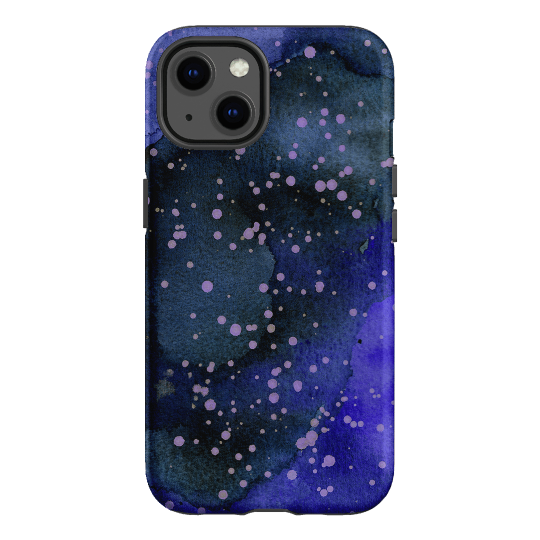Spotty Navy Printed Phone Cases iPhone 13 / Armoured by The Dairy - The Dairy