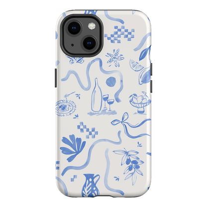 Mediterranean Wave Printed Phone Cases iPhone 13 / Armoured by Charlie Taylor - The Dairy